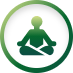 ícone pessoa meditando